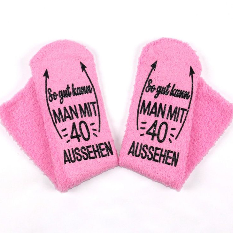 Koraljne baršunaste grube ljepljive čarape Koraljne baršunaste grube ljepljive čarape