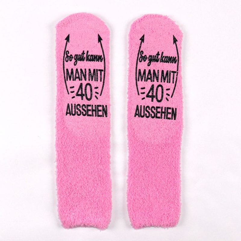 Koraljne baršunaste grube ljepljive čarape Koraljne baršunaste grube ljepljive čarape