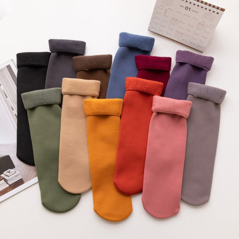 Čarape za djecu, podlogu, jesenske i zimske vertikalne pruge, imitacijske snježne čarape, muške i ženske debele baršunaste, anti -klizne i tople podne čarape Čarape za djecu, podlogu, jesenske i zimske vertikalne pruge, imitacijske snježne čarape, muške i ženske debele baršunaste, anti -klizne i tople podne čarape