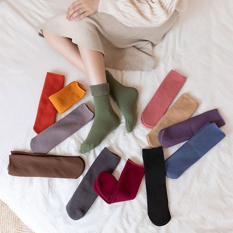 Čarape za djecu, podlogu, jesenske i zimske vertikalne pruge, imitacijske snježne čarape, muške i ženske debele baršunaste, anti -klizne i tople podne čarape Čarape za djecu, podlogu, jesenske i zimske vertikalne pruge, imitacijske snježne čarape, muške i ženske debele baršunaste, anti -klizne i tople podne čarape