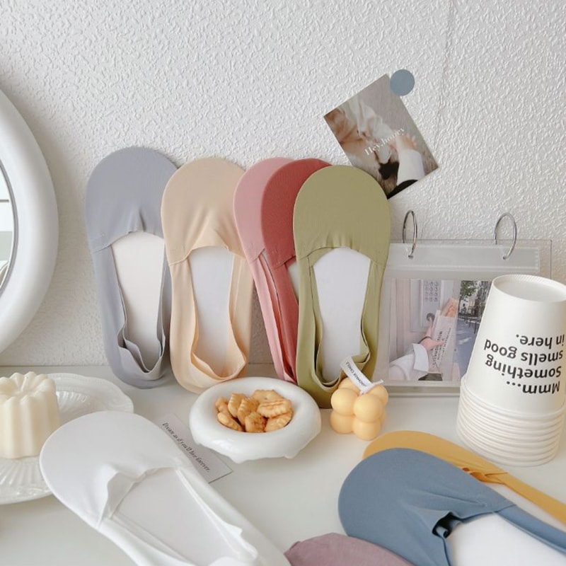 Morandi ledena svila Spajanje ledene svilene tkanine nevidljive čarape